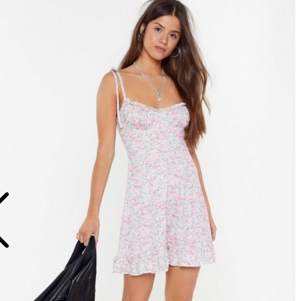 Nasty Gal Floral Mini Dress